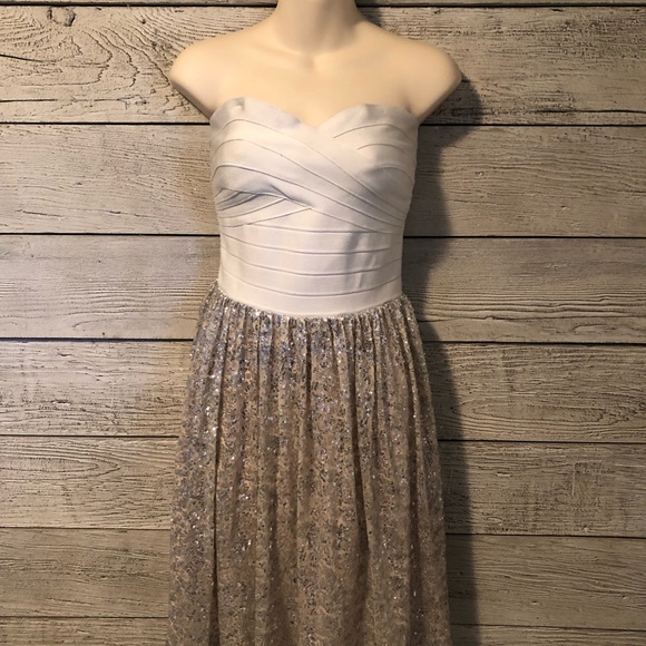 Erin erin fetherston Antoinette Dress Sequined Fit and Flare Dress Size Small - Picture 6 of 12